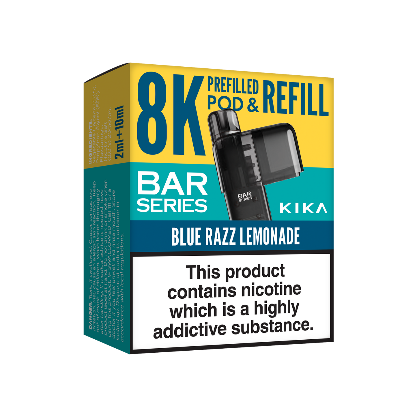 Blue Razz Lemonade - Bar Series 8k - Prefilled Pod