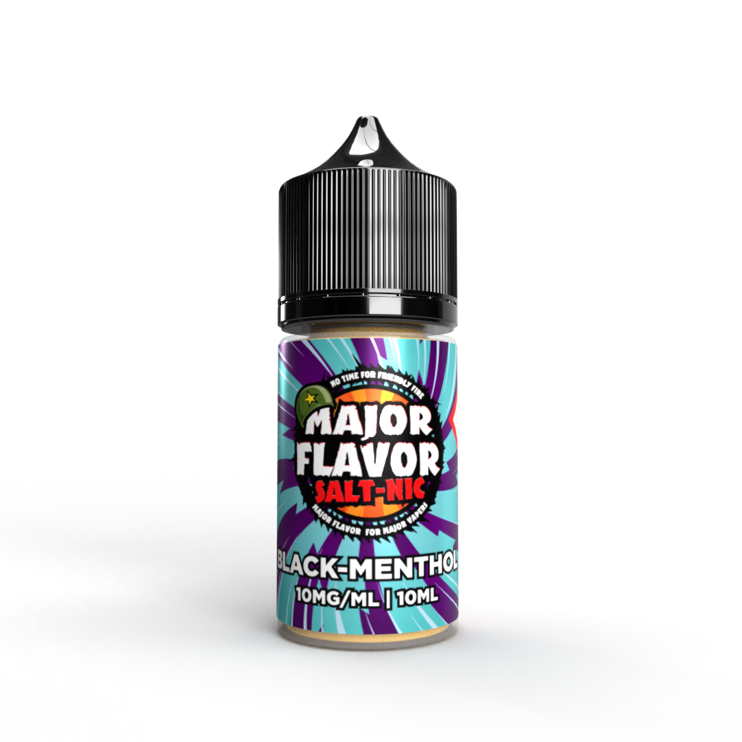 Black Menthol - Major Flavor Nic Salt E-liquid