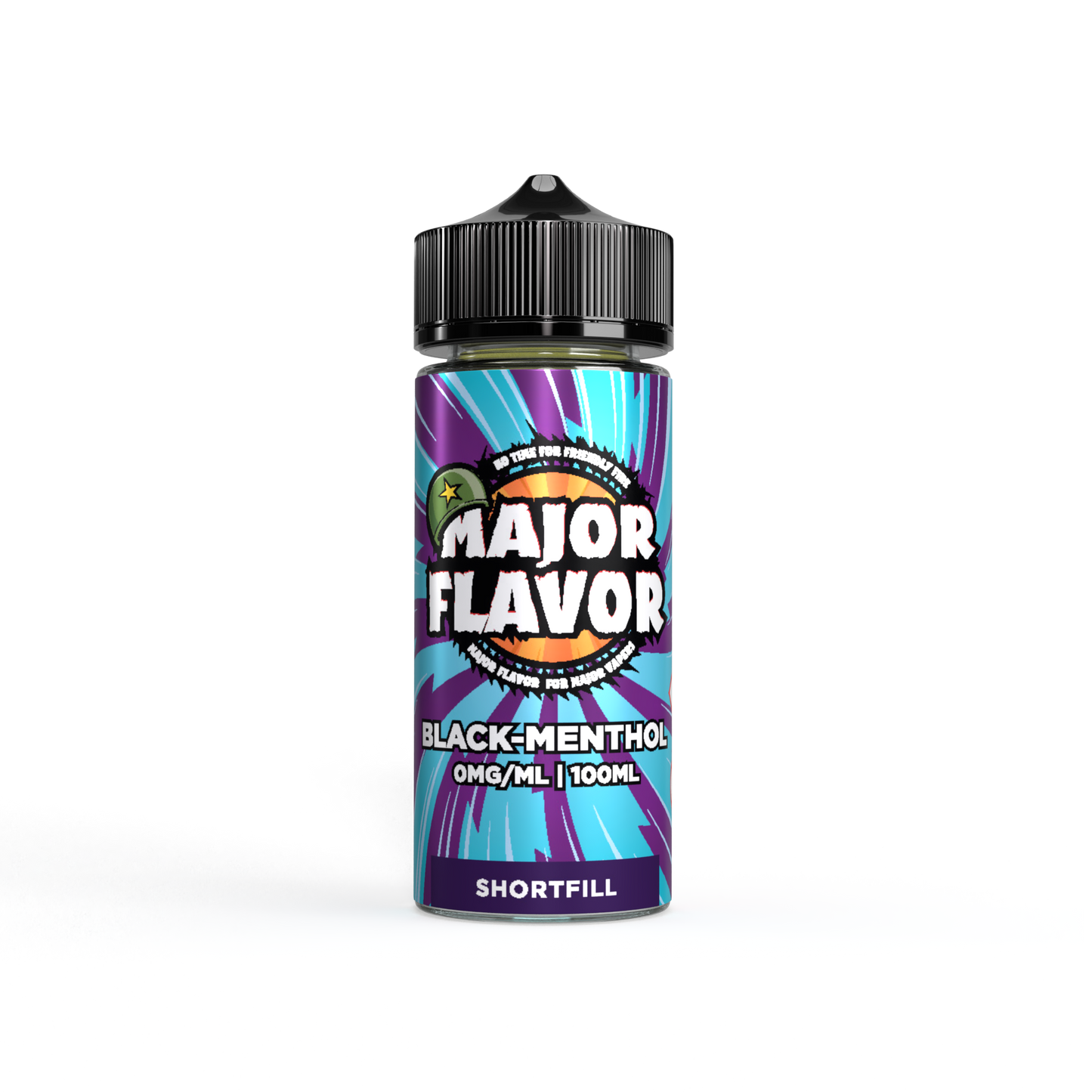 Black Menthol - Major Flavor 100ml Shortfill