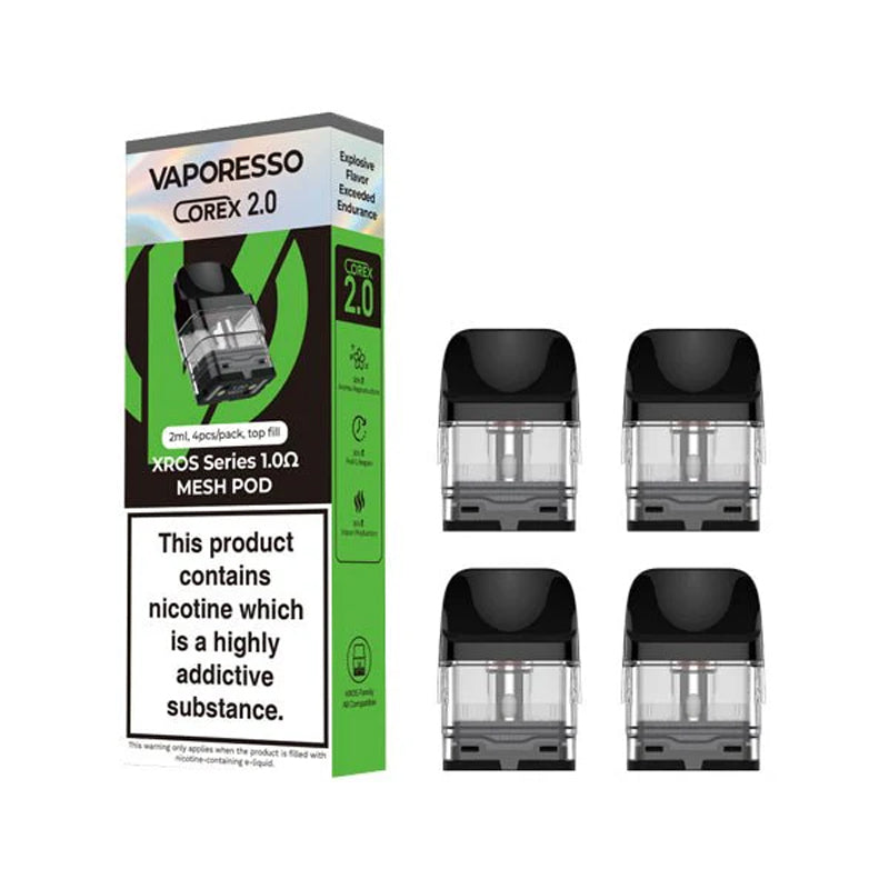 Xros Corex 2.0 Replacement Pods 4 Pack - Vaporesso