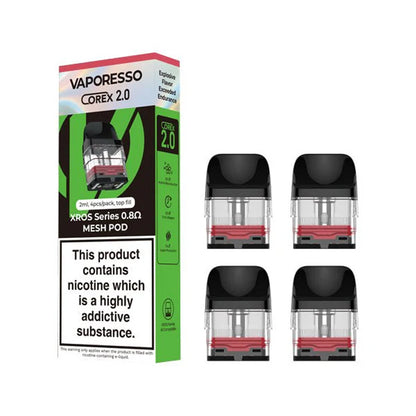 Xros Corex 2.0 Replacement Pods 4 Pack - Vaporesso