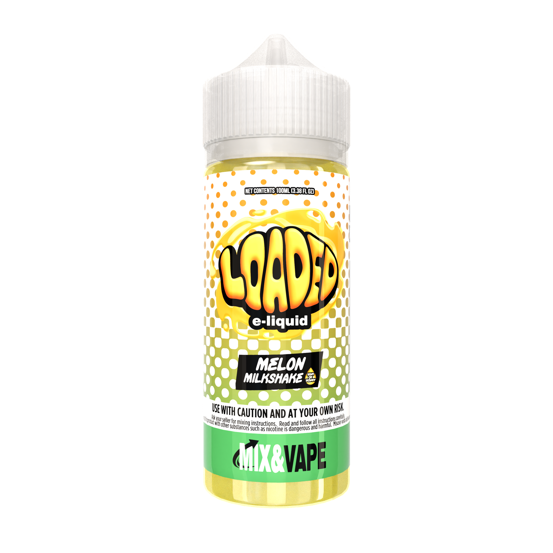 Loaded Yellow Melon Milkshake With Honey - Loaded Ruthless 100ml Shortfill – Bar Series